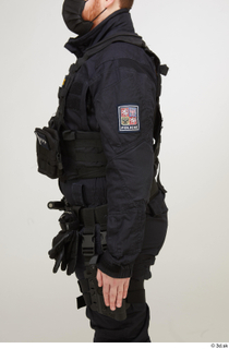 Photos Michael Summers Cop arm bulletproof vest detail of uniform…